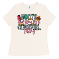 Bone boots and bling it s a cowgirl thing Ladies Tee - Zillion Design Studio