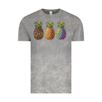 Cloud Rock pineapples leopard tie dye summer Vintage Tee - Artiststas