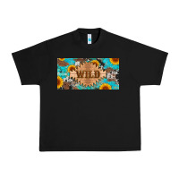 Black western wild and sunflower leopard turquoise cowhide licanse plate Urban Heavy Tee - Artiststas