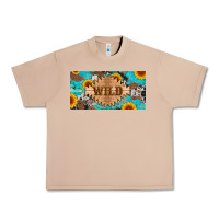 Burro western wild and sunflower leopard turquoise cowhide licanse plate Urban Heavy Tee - Artiststas