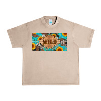 French Oak western wild and sunflower leopard turquoise cowhide licanse plate Urban Heavy Tee - Artiststas