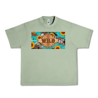 Oil Green western wild and sunflower leopard turquoise cowhide licanse plate Urban Heavy Tee - Artiststas
