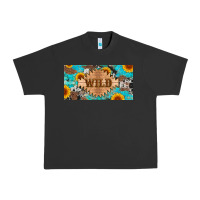 Pigment Black western wild and sunflower leopard turquoise cowhide licanse plate Urban Heavy Tee - Artiststas