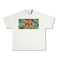 Pistachio western wild and sunflower leopard turquoise cowhide licanse plate Urban Heavy Tee - Artiststas