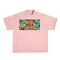 Salmon western wild and sunflower leopard turquoise cowhide licanse plate Urban Heavy Tee - Artiststas