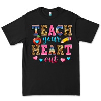 Black teach your heart out Premium Tee - Zillion Design Studio