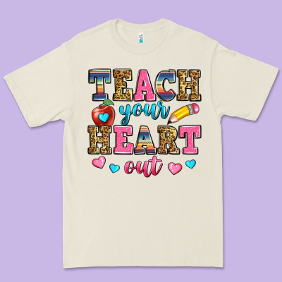 Teach Your Heart Out Premium Tee Designed By Zillion Design Studio