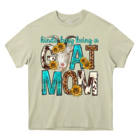 Mossy kinda busy being a goat mom Heavy Core Tee - texasbilliewilder