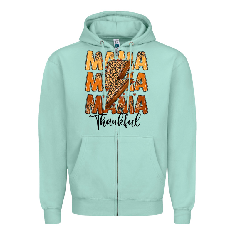Thankful Mama Zipper Hoodie by MaliasSmallBusiness | Teevron