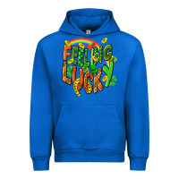 Cobalt St. Patrick's Day Feeling lucky Urban Hoodie - CowGirlArtShop