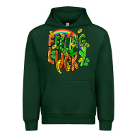 Forest Green St. Patrick's Day Feeling lucky Urban Hoodie - CowGirlArtShop
