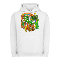 Pigment Lunar Rock St. Patrick's Day Feeling lucky Urban Hoodie - CowGirlArtShop