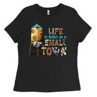 Black life is better in a small town Ladies Tee - Zillion Design Studio