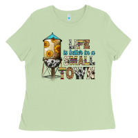 Matcha life is better in a small town Ladies Tee - Zillion Design Studio