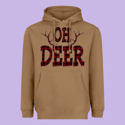 Oh Deer Heavyweight Hoodie Designed By Bettercallsaul