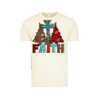 Vintage Arctic cross and christmas trees Vintage Tee - AdoDesignShop