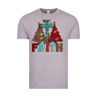 Vintage Zinc cross and christmas trees Vintage Tee - AdoDesignShop