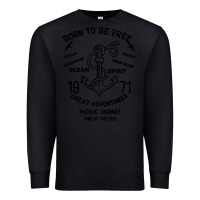 Black Born To Be Free Sea Premium Sweatshirt - Bettercallsaul
