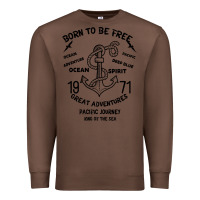 Chestnut Born To Be Free Sea Premium Sweatshirt - Bettercallsaul