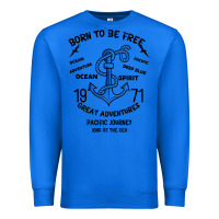 True Royal Born To Be Free Sea Premium Sweatshirt - Bettercallsaul