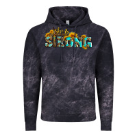 Cloud Black she is strong with cross Vintage Hoodie - AdoDesignShop