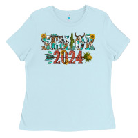 Baby Blue senior 2024 Ladies Tee - texasbilliewilder