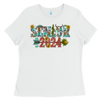 White senior 2024 Ladies Tee - texasbilliewilder