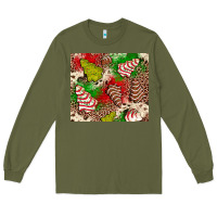 Army Green little debbie tree cakes leopard Long Sleeve Tee - JahusDesignShop