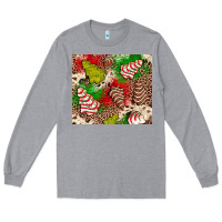 Heather Grey little debbie tree cakes leopard Long Sleeve Tee - JahusDesignShop