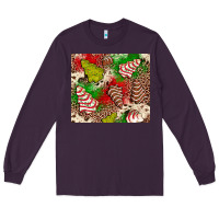 Plum little debbie tree cakes leopard Long Sleeve Tee - JahusDesignShop