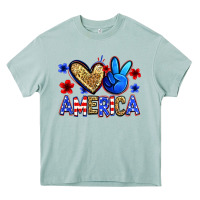 Arona peace love america Heavy Core Tee - Zillion Design Studio