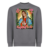 Storm lady of guadalupe portrait Heavyweight Sweatshirt - BarkalooDesign