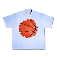 Grape Ice basketball patch Urban Heavy Tee - AdoDesignShop