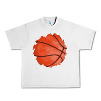 Lunar Rock basketball patch Urban Heavy Tee - AdoDesignShop