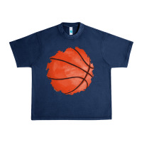 Navy basketball patch Urban Heavy Tee - AdoDesignShop