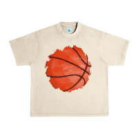 Sandshell basketball patch Urban Heavy Tee - AdoDesignShop
