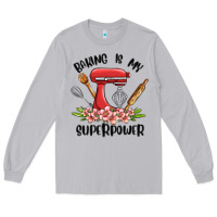Moon Dust baking is my superpower malia Long Sleeve Tee - MaliasSmallBusiness