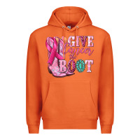 Carrot give cancer the boot Premium Hoodie - NancyCooperArtShop