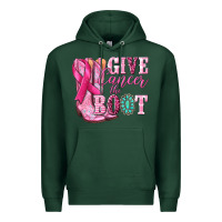 Sports Green give cancer the boot Premium Hoodie - NancyCooperArtShop