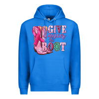 True Royal give cancer the boot Premium Hoodie - NancyCooperArtShop