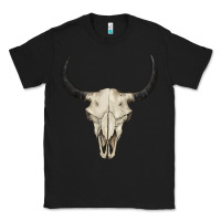 Black bull skull Classic Tee - BarkalooDesign