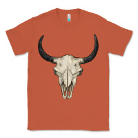 Copper bull skull Classic Tee - BarkalooDesign