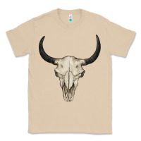 Mushroom bull skull Classic Tee - BarkalooDesign