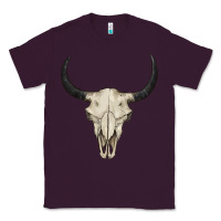 Plum bull skull Classic Tee - BarkalooDesign