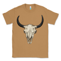 Toasted Coconut bull skull Classic Tee - BarkalooDesign