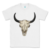 White bull skull Classic Tee - BarkalooDesign