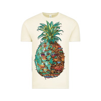Vintage Arctic pineapple leopar turquoise serape summer Vintage Tee - Artiststas