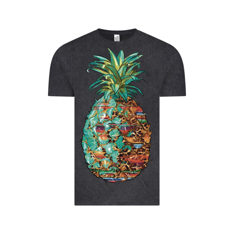 Pineapple Leopar Turquoise Serape Summer Vintage Tee by Artiststas | Teevron