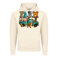 Vintage Artic farm life farm animals truck Vintage Hoodie - Jasminsmagicworld