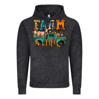 Vintage Black farm life farm animals truck Vintage Hoodie - Jasminsmagicworld